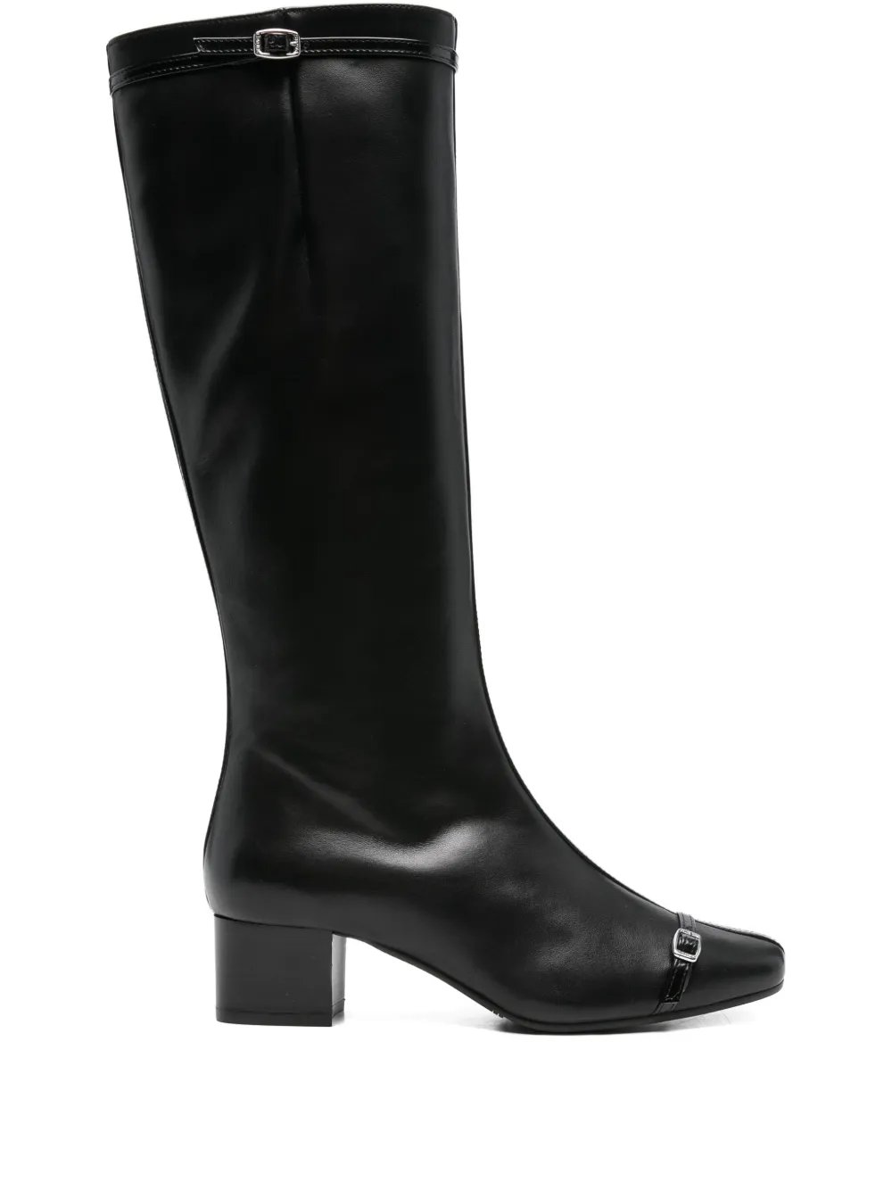 Carel Paris buckle-detail leather boots Black