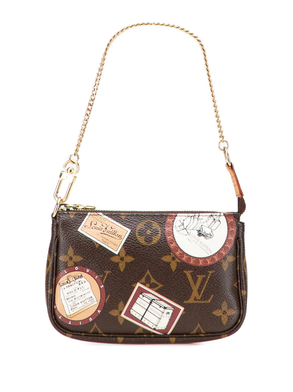 Louis Vuitton Pre-Owned 2008 Monogram Patch Mini Pochette Accessoires Louis Vuitton Pre-Owned 2008 Monogram Patch Mini Pochette Accessoires
