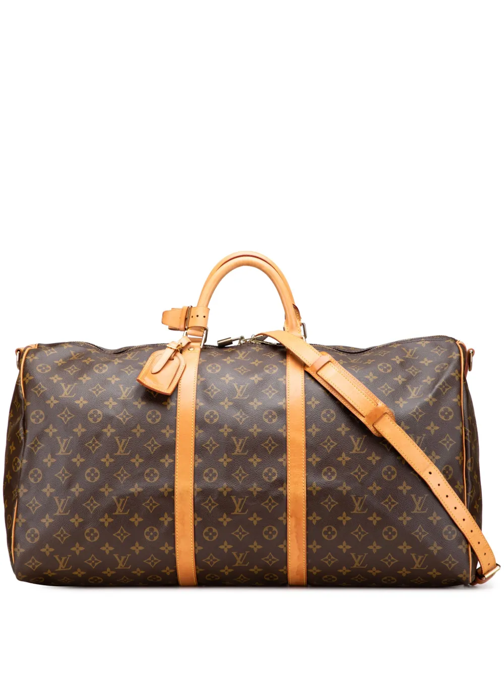 Louis Vuitton Pre-Owned 1996 Monogram Keepall Bandouliere 60 travel Louis Vuitton Pre-Owned 1996 Monogram Keepall Bandouliere 60 travel