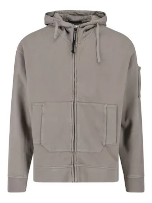 Y-3 zip-up Cotton Hoodie | Grey | FARFETCH RO