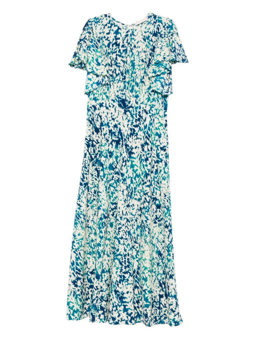 Ulla Johnson Ruffled Maxi Dress In Blue