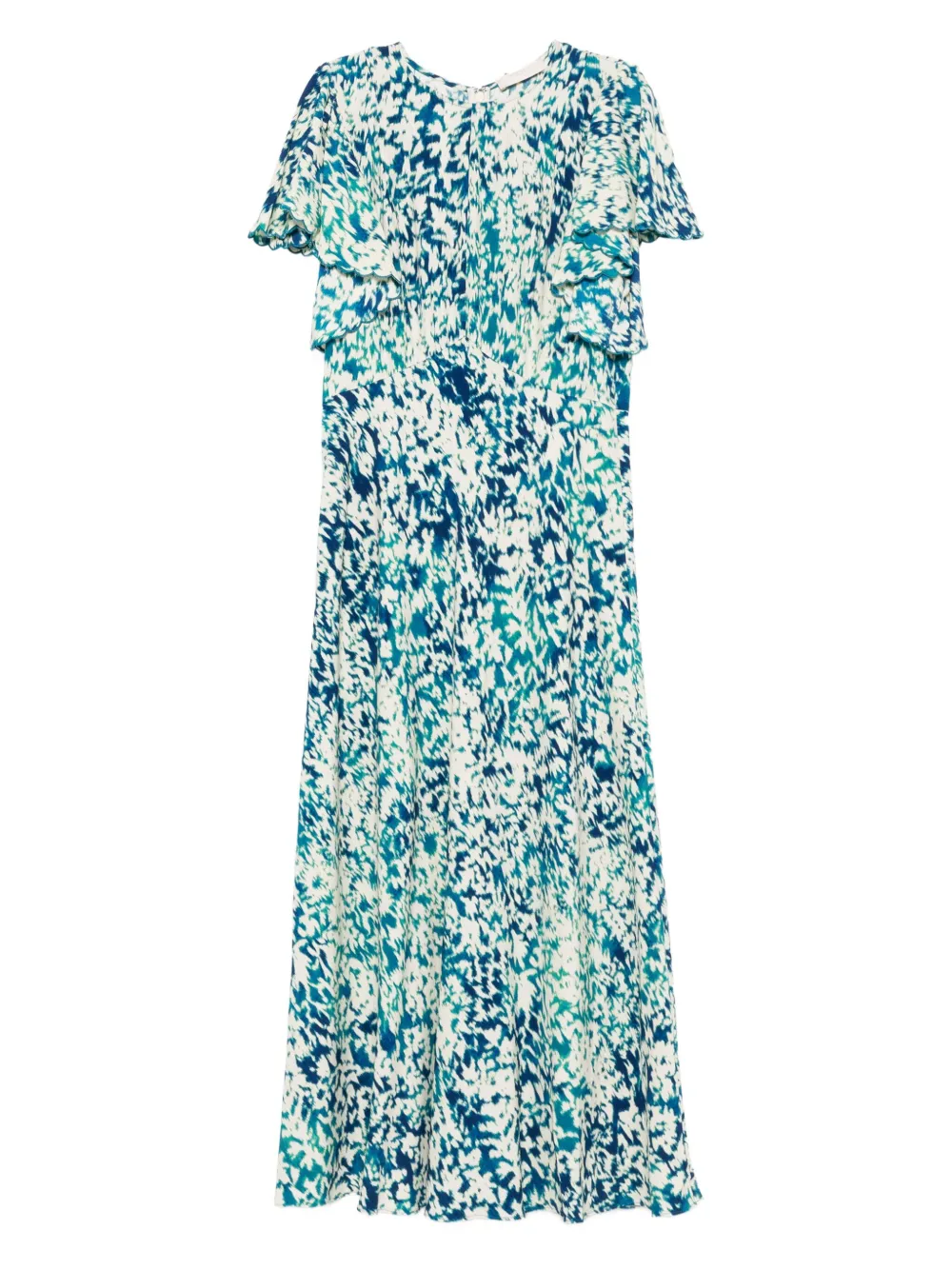 Ulla Johnson ruffled maxi dress Blauw