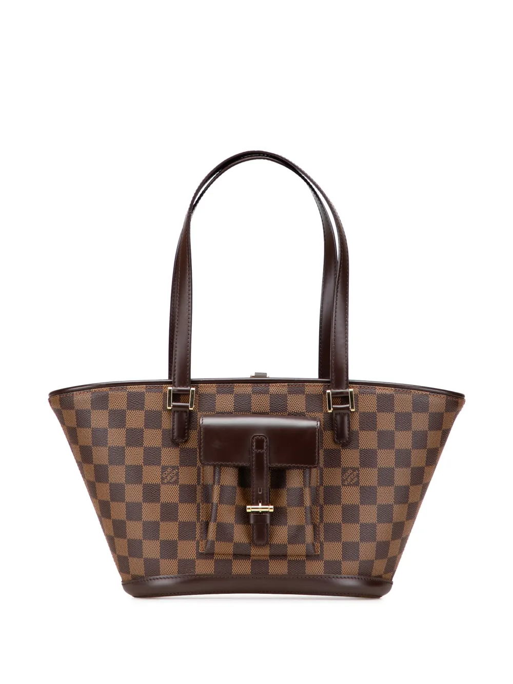 Louis Vuitton Pre-Owned 2004 Damier Ebene Manosque PM shoulder bag - Louis Vuitton Pre-Owned 2004 Damier Ebene Manosque PM shoulder bag -