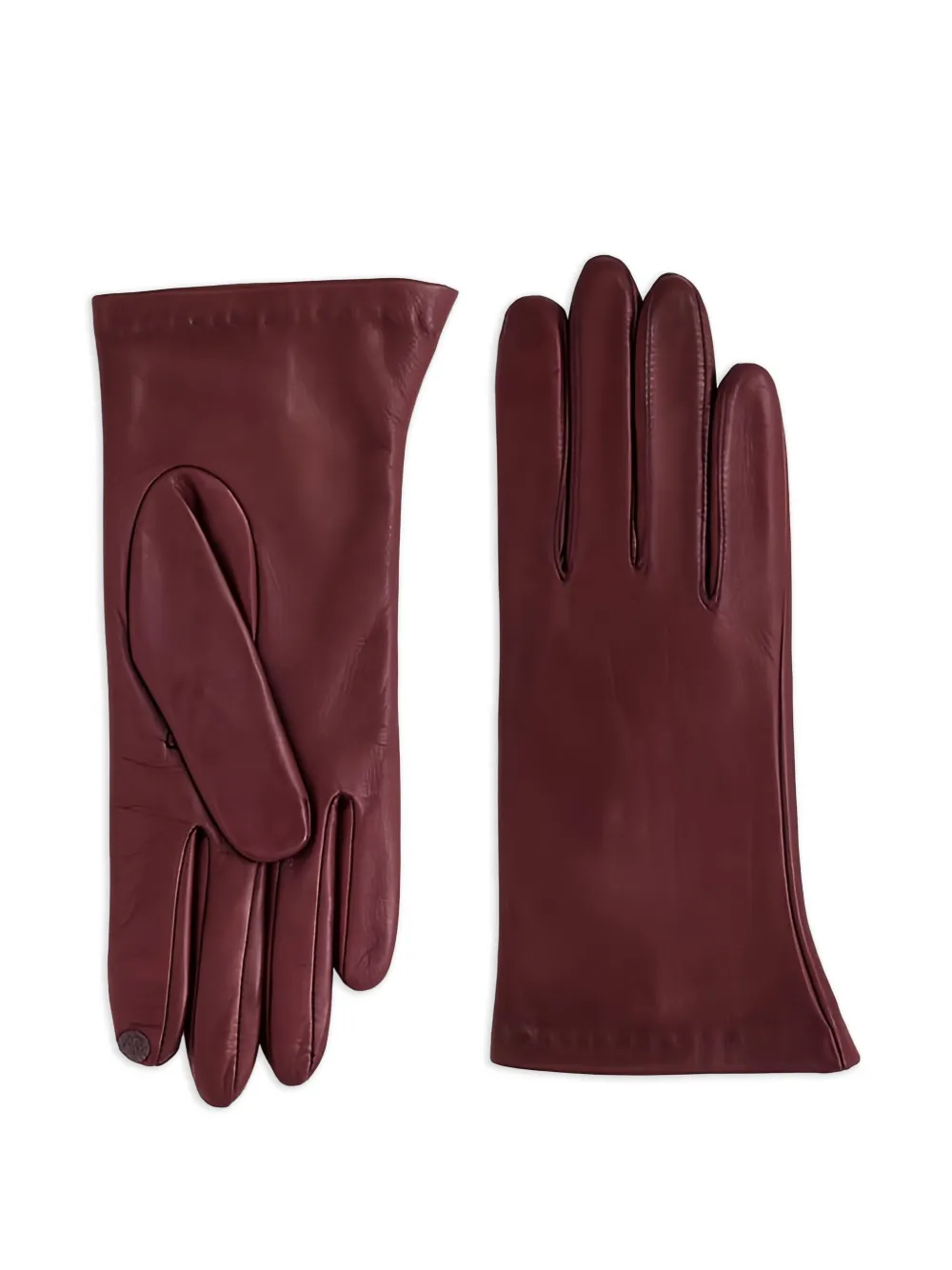 Glove Story Leather Gloves In Red