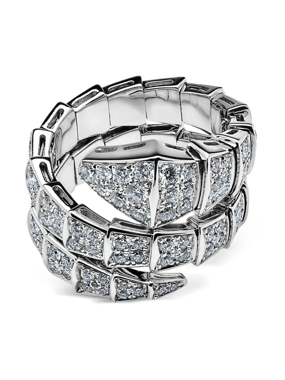 18K white gold Serpenti Viper diamond bracelet