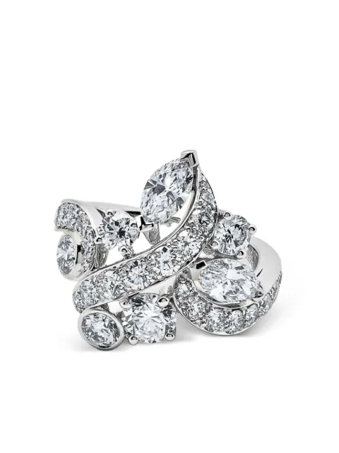 DE BEERS 18K white gold Adonis Rose diamond ring