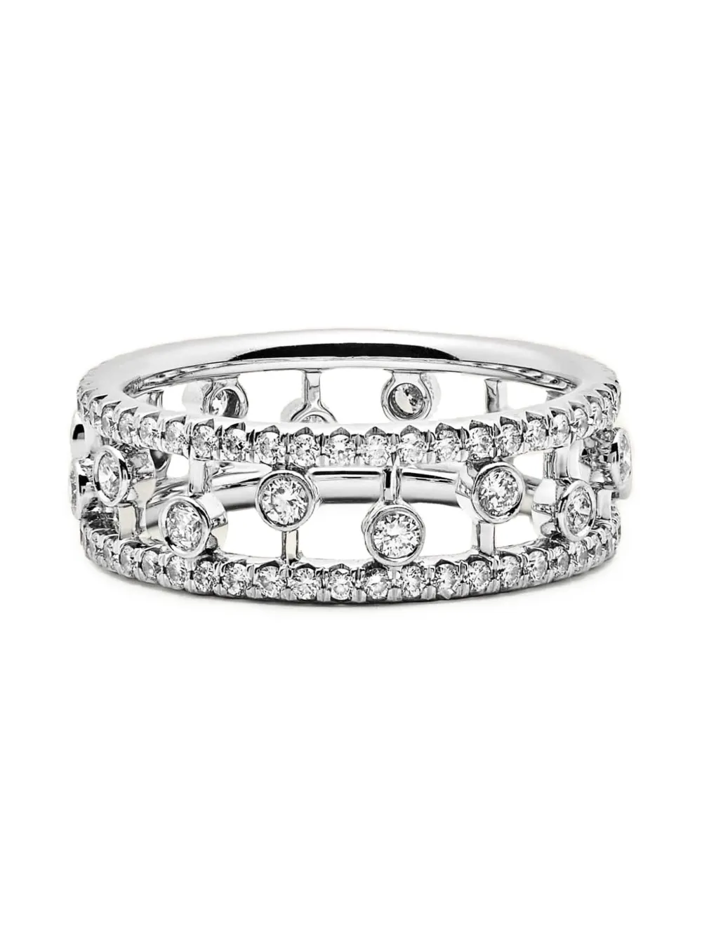 18K white gold Dewdrop diamond ring