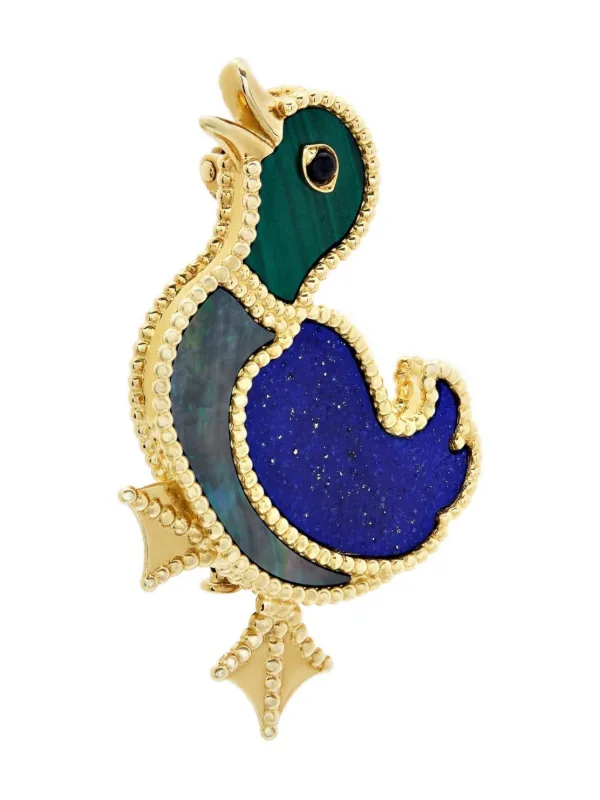 carven ペンギンモチーフ ゴールドトーン ブローチ ヴィンテージ