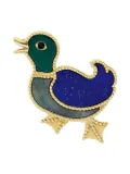 Van Cleef & Arpels 18K yellow gold Lucky Animals Duck multi-stone brooch