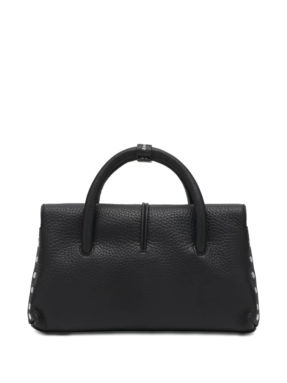 Zanellato Leren tas met studs Zwart