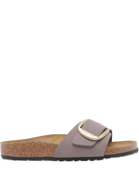 Birkenstock Madrid buckled leather flat sandals