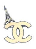 CHANEL Pre-Owned 2006 Eiffel Tower brooch - Silver