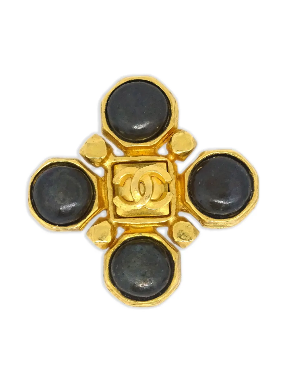 1997 Interlocking CC brooch