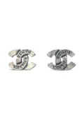 CHANEL Pre-Owned 1999 CC-logo earrings - Silver