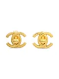CHANEL Pre-Owned 1996 large CC Turnlock earrings - Gold