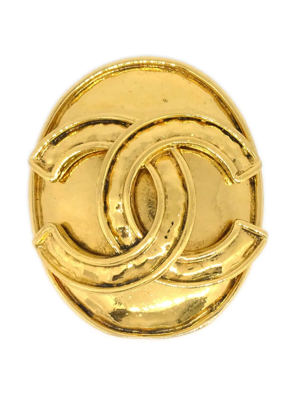 1994 CC-logo oval brooch