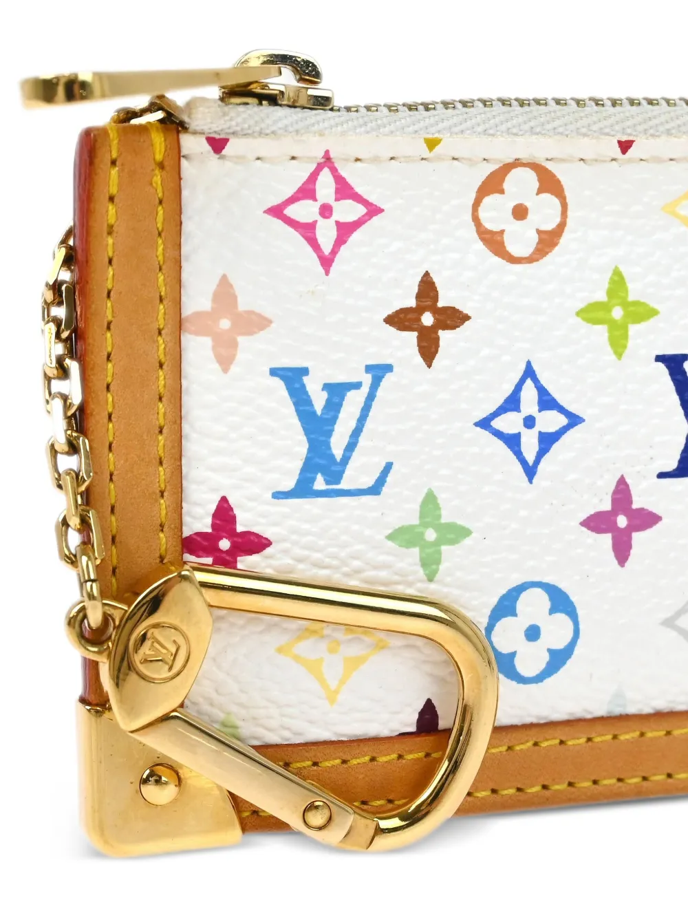  Louis Vuitton Pre-owned 2003 Cles Coin Purse - White 