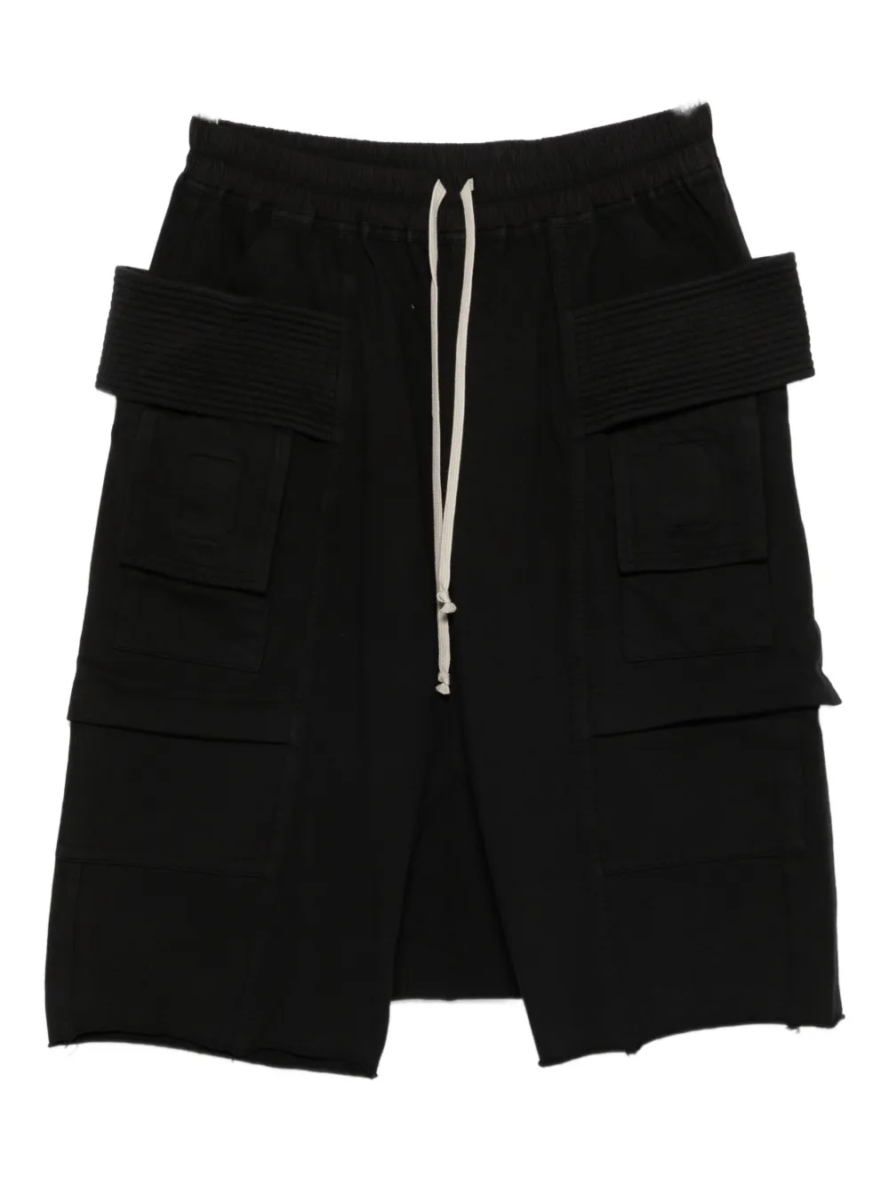 Rick Owens DRKSHDW cargo-pockets drawstring shorts Zwart
