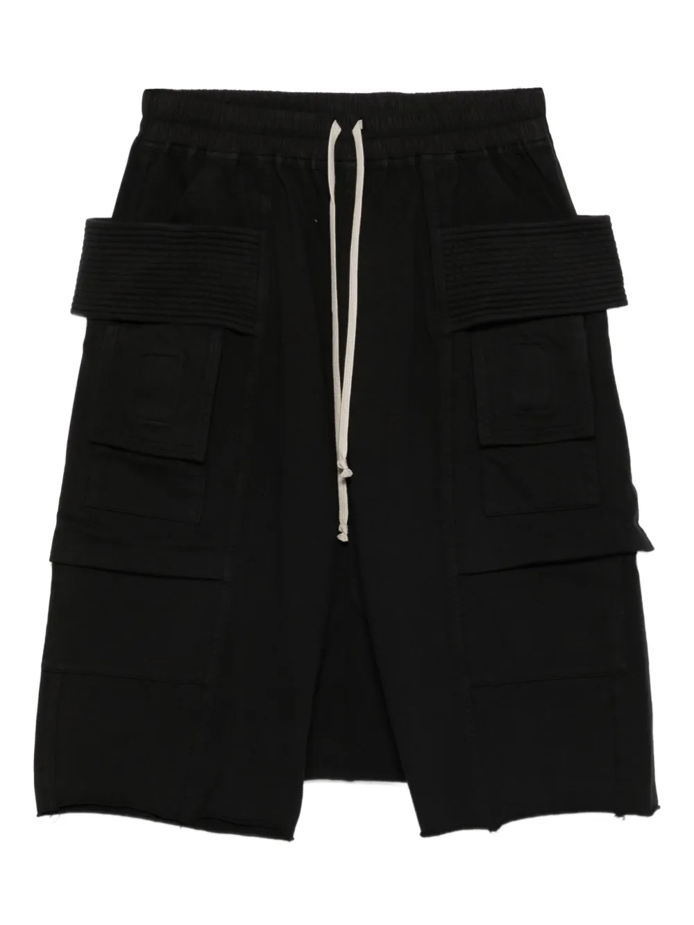Rick Owens DRKSHDW cargo-pockets drawstring shorts Zwart