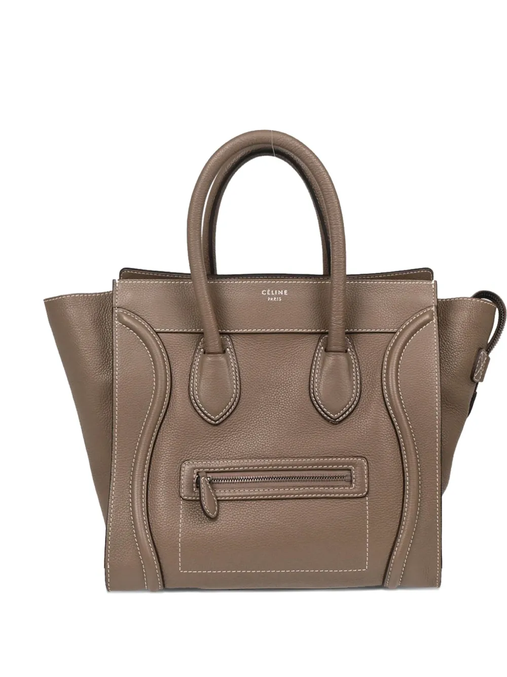 2010s mini Luggage leather handbag