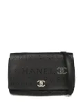CHANEL Pre-Owned 2019 CC perforated calfskin shoulder bag - Black