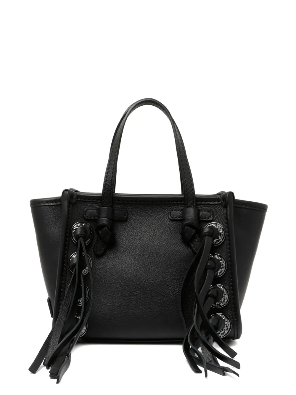 MARCELLA CLUB tassel-embellished leather tote bag | Black | Image 1