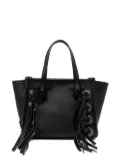 MARCELLA CLUB tassel-embellished leather tote bag - Black