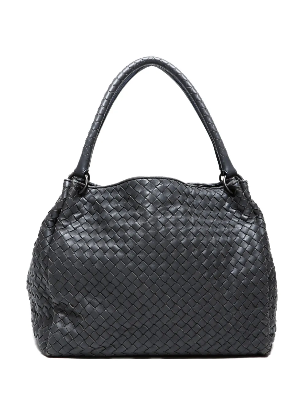 Bottega Veneta Pre-Owned 2009 Intrecciato leather shoulder bag | Black | Image 1