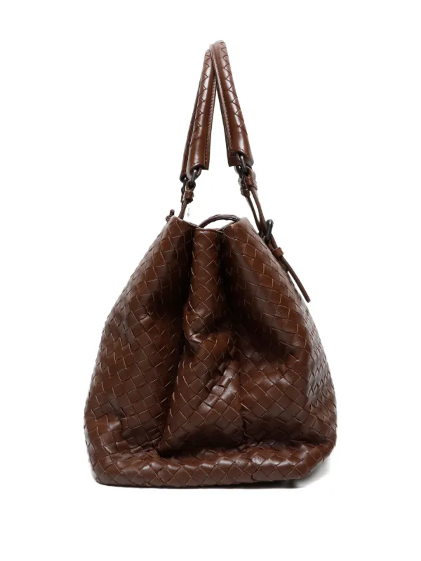 【BOTTEGA VENETA】ローマ ハンドバッグ イントレチャート Bottega Veneta Pre-Owned 2012-2024 イントレチャート ローマ