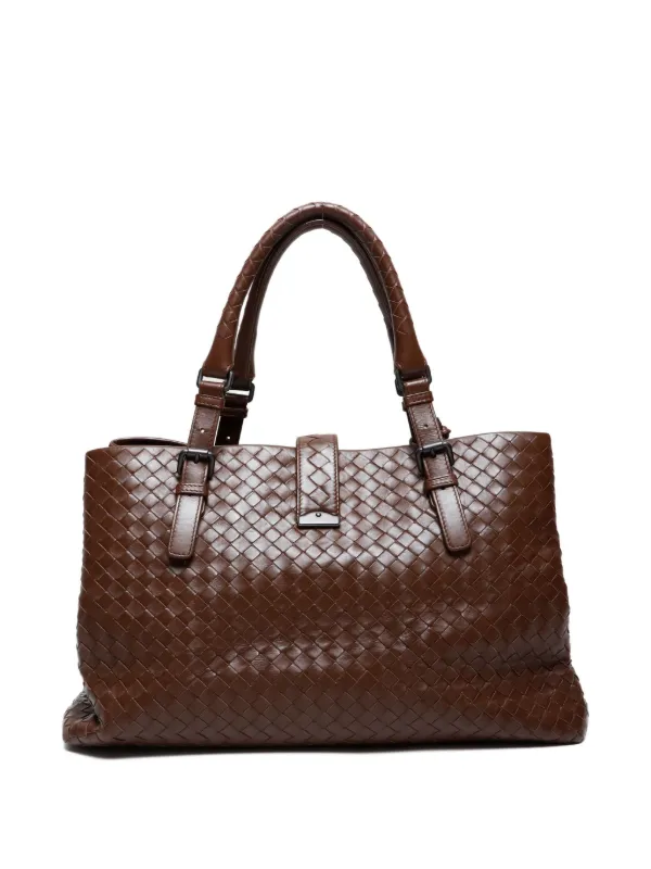 Bottega Veneta Pre-Owned 2012-2020s Intrecciato Roma Tote