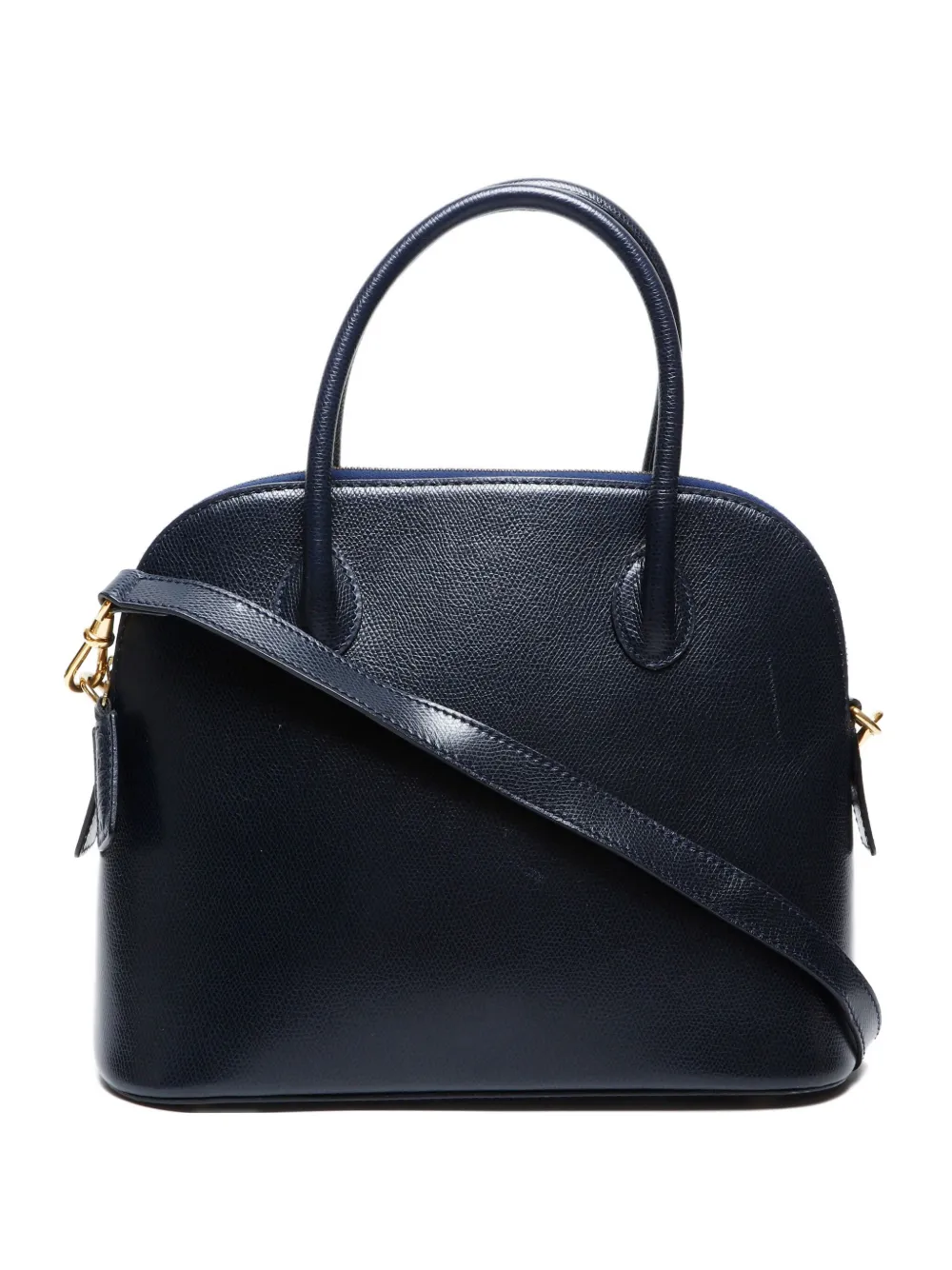 1980-1990 leather two-way tote bag
