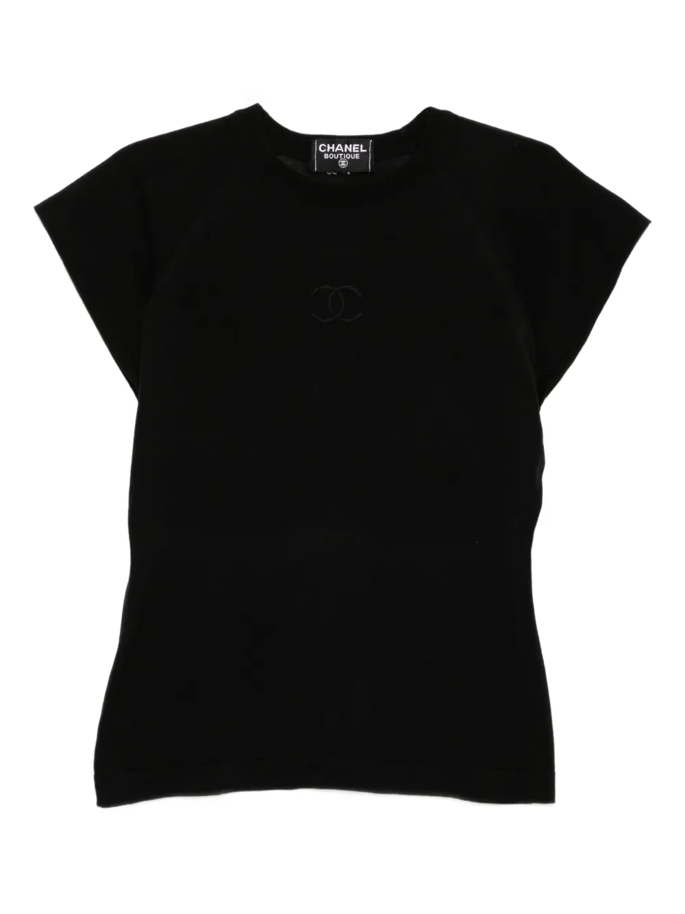 CHANEL Pre-Owned 1990-2000s Tシャツ - ブラック
