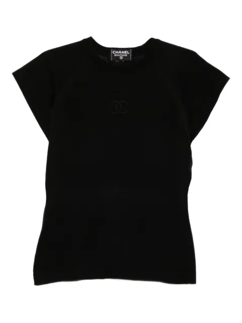 CHANEL Pre-Owned 1990-2000s short-sleeved T-shirt