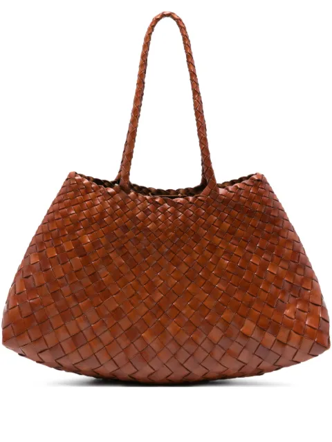 DRAGON DIFFUSION woven leather tote bag