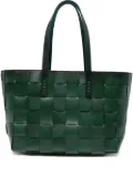 DRAGON DIFFUSION woven leather tote bag - Green