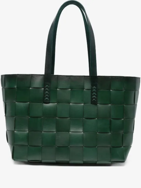 DRAGON DIFFUSION woven leather tote bag