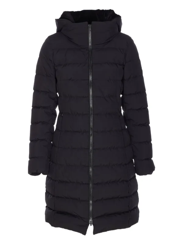 Herno zip-up Padded Coat Black FARFETCH PH