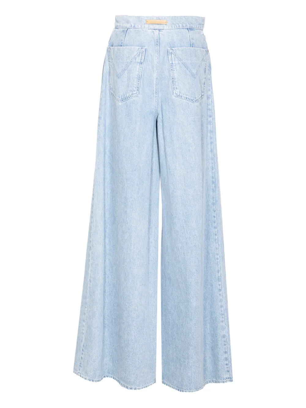 Max Mara High waist jeans met opgestikte zak Blauw