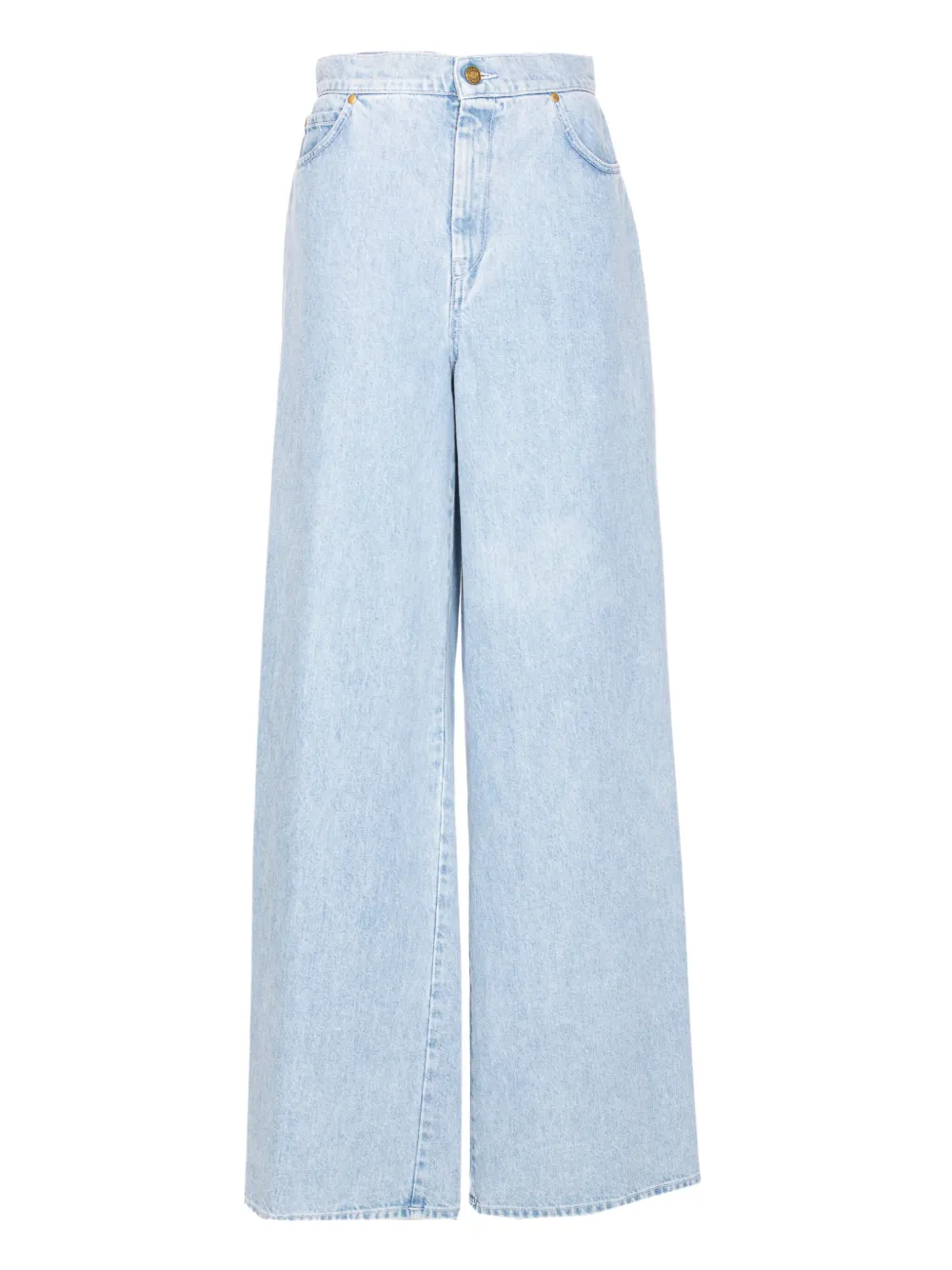 Max Mara high-waist patch-pocket jeans - Blu