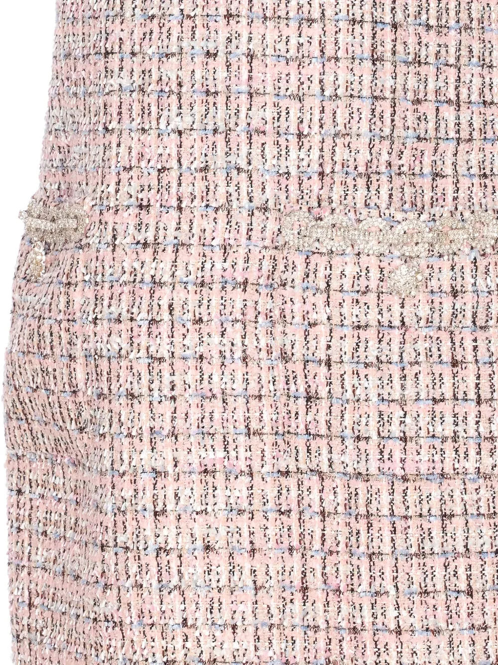 Self-Portrait crystal-embellished dress Roze