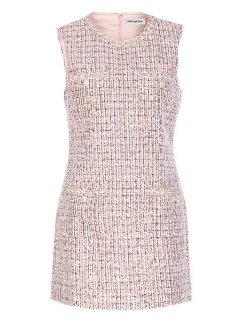 Self-Portrait crystal-embellished dress