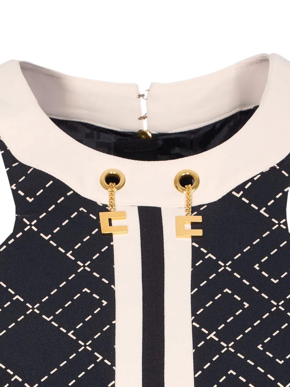 Elisabetta Franchi Top met halternek Zwart
