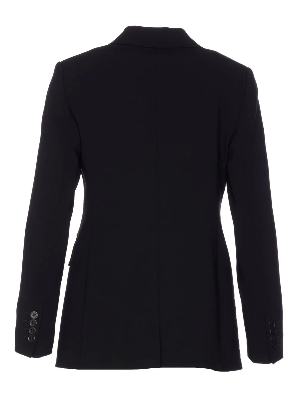 Max Mara single-breasted V-neck blazer Zwart