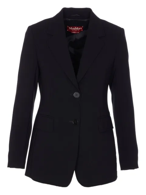 Max Mara blazer con botones y cuello en V