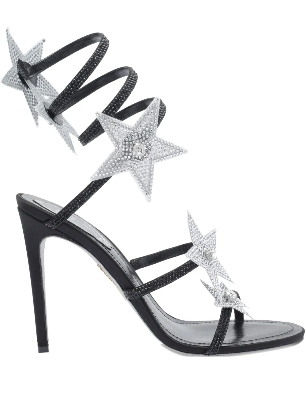 René Caovilla 105mm Cleo sandals Black