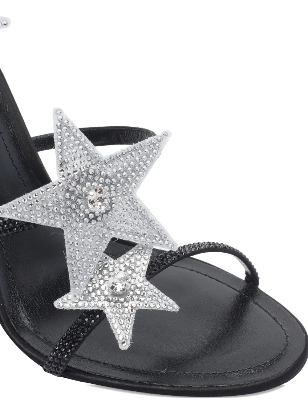 René Caovilla 105mm Cleo sandals Black