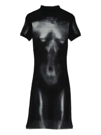 silk ruched mini dress Silk Ruched Dress
