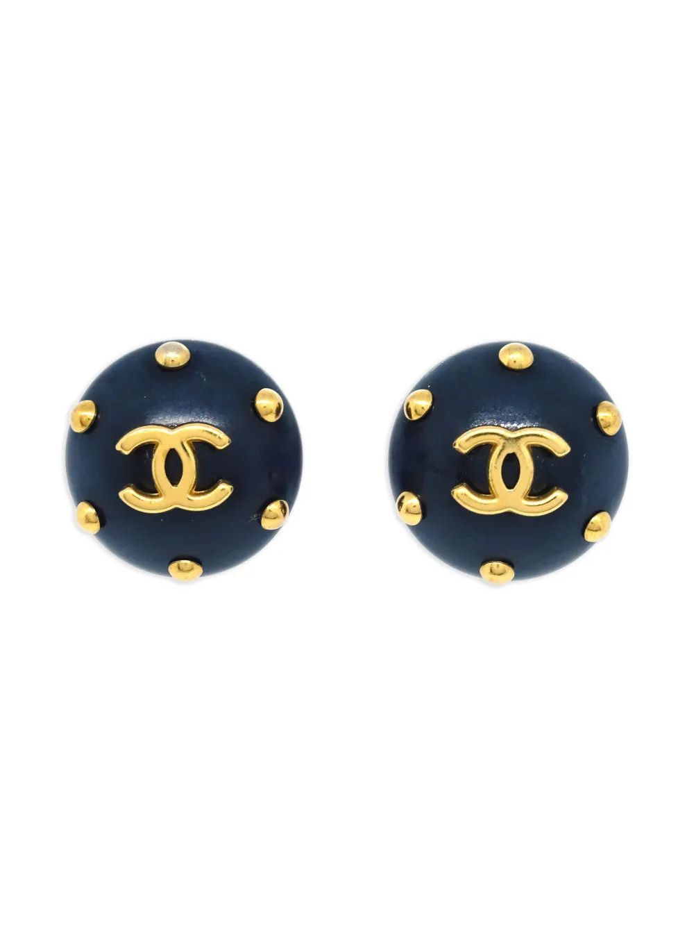 1996 Interlocking CC earrings