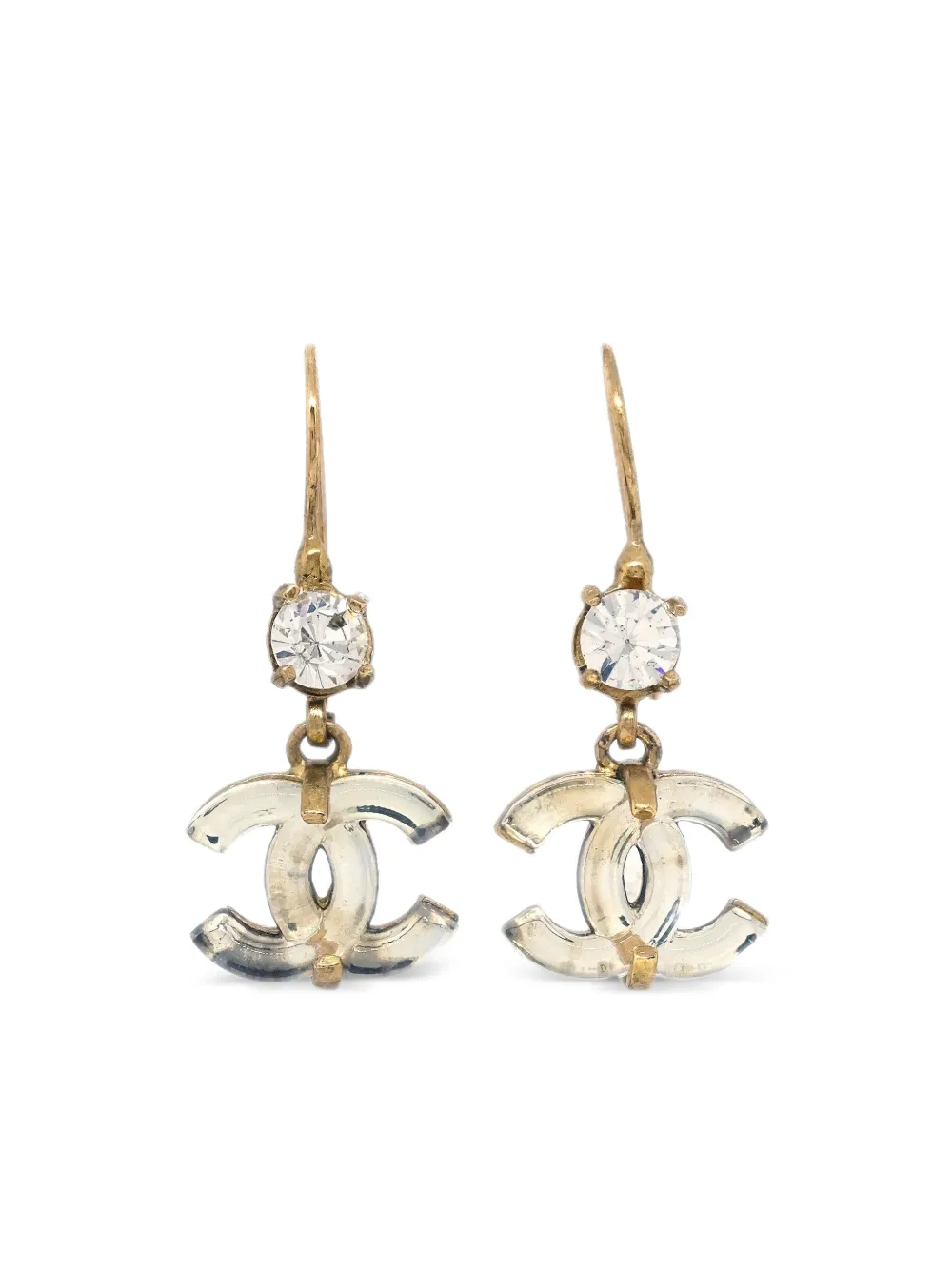2002 Interlocking CC earrings