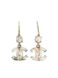 CHANEL Pre-Owned 2002 Interlocking CC earrings - Gold